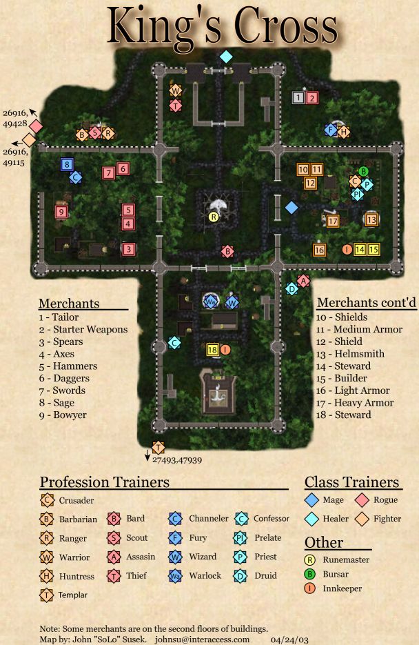 King's Cross map